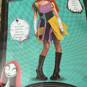 Disney Sally Costume with Wig - Multicolor